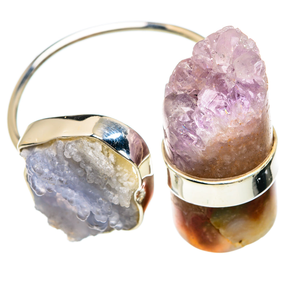 Amethyst Stalactite Rings handcrafted by Anasilvercos - RING80322