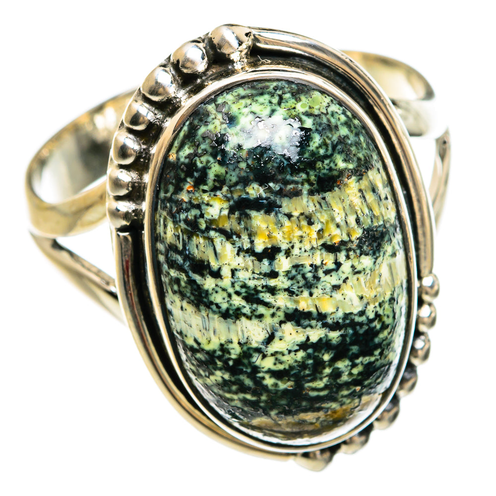 Lizard Jasper Rings handcrafted by Anasilvercos - RING80341 - Photo 2