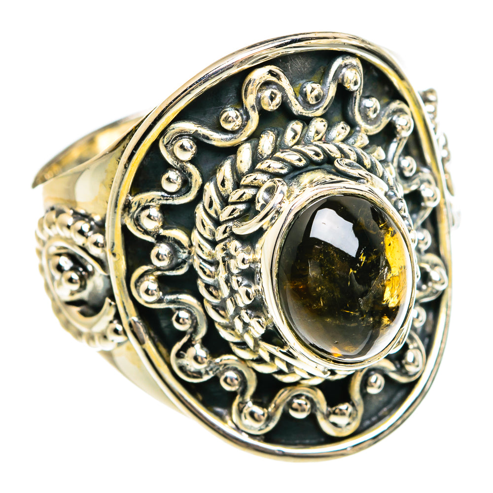 Smoky Quartz Rings handcrafted by Anasilvercos - RING80344
