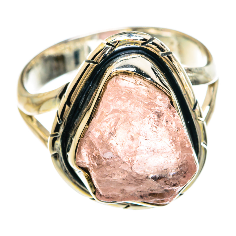 Rose Quartz Rings handcrafted by Anasilvercos - RING80348