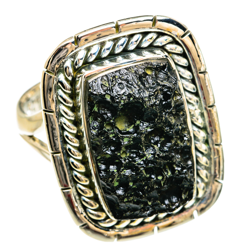 Tektite Rings handcrafted by Anasilvercos - RING80352