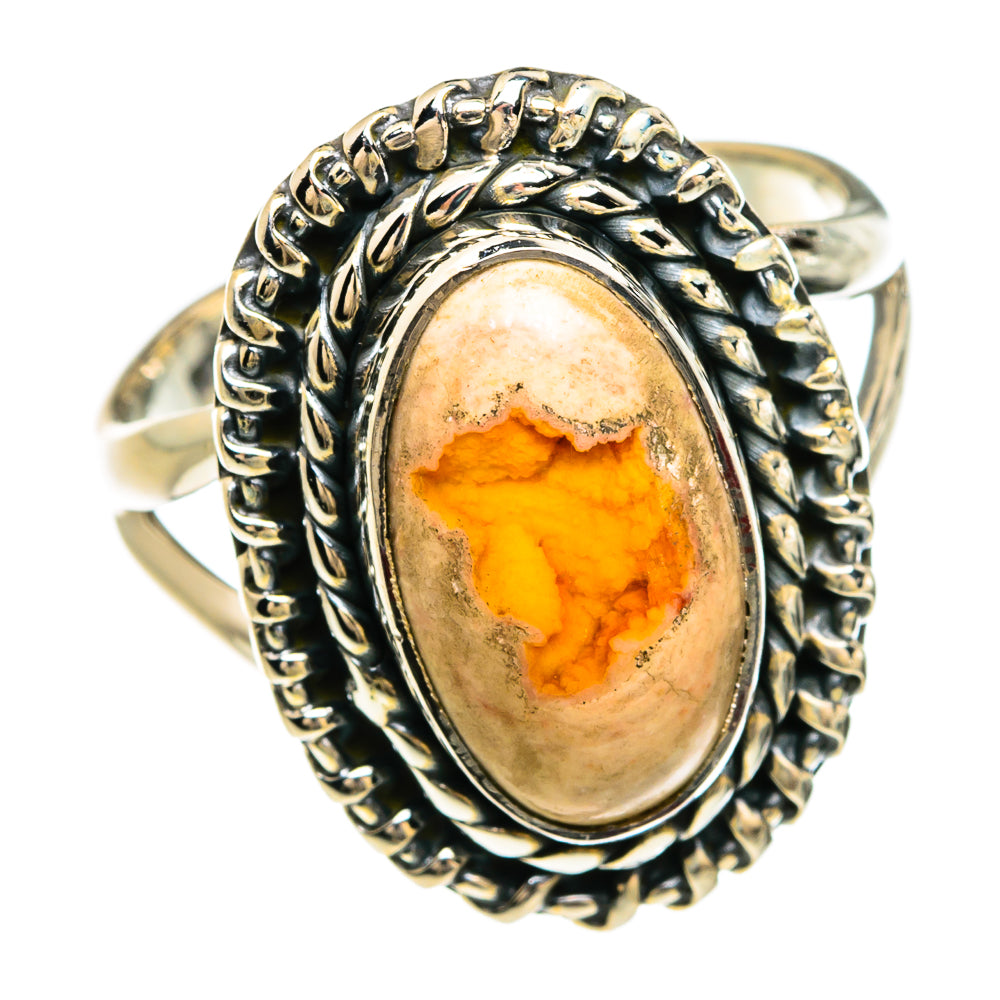 Mexican Fire Opal Rings handcrafted by Anasilvercos - RING80356