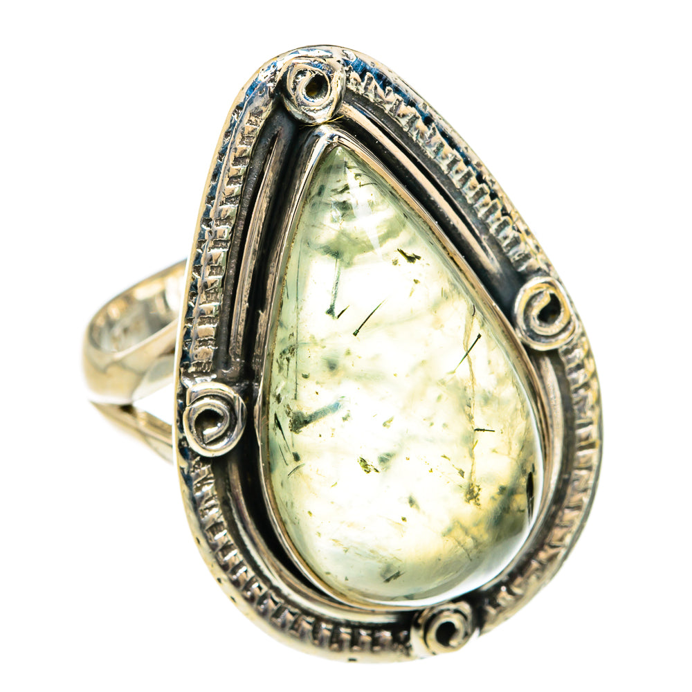 Prehnite Rings handcrafted by Anasilvercos - RING80367