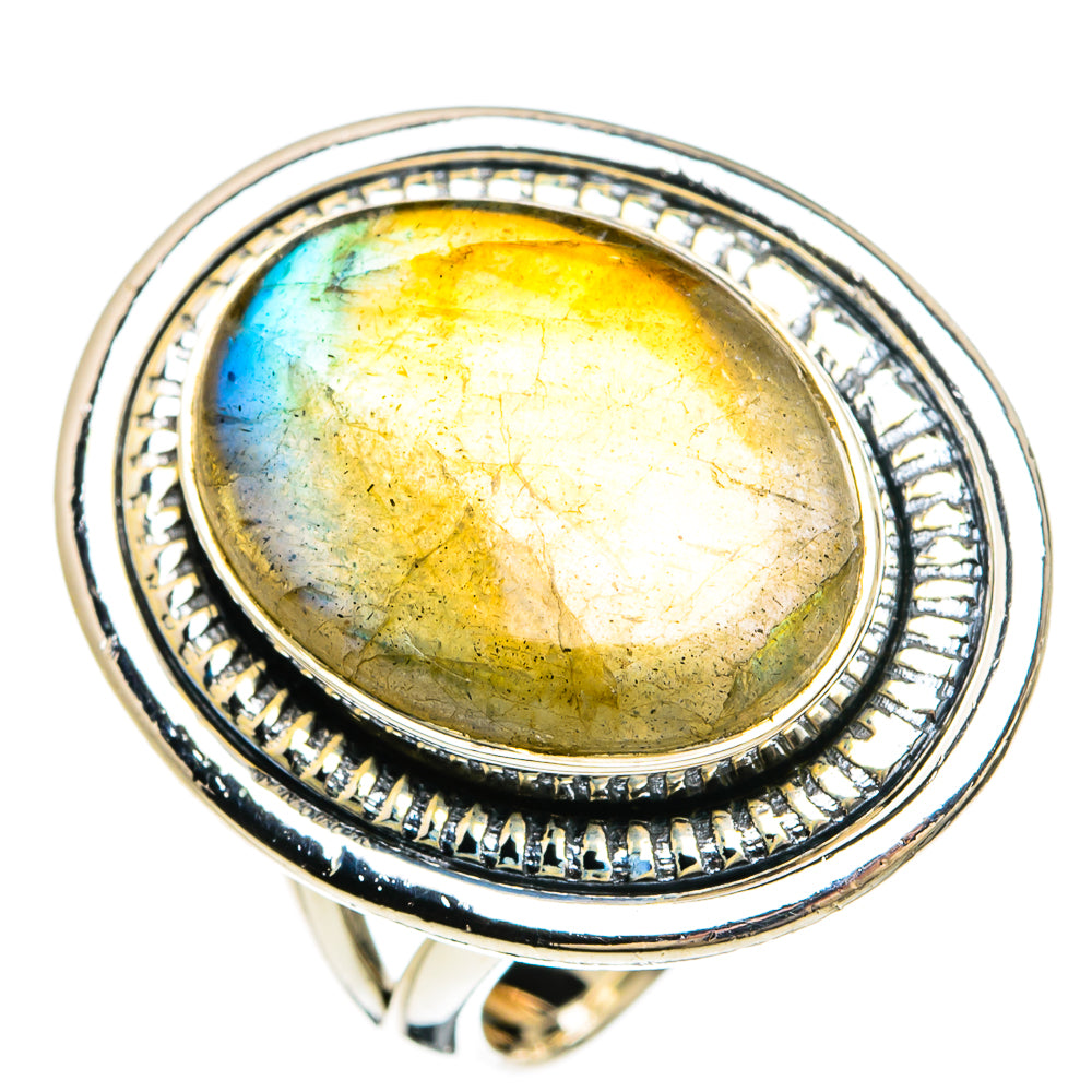 Labradorite Rings handcrafted by Anasilvercos - RING80371