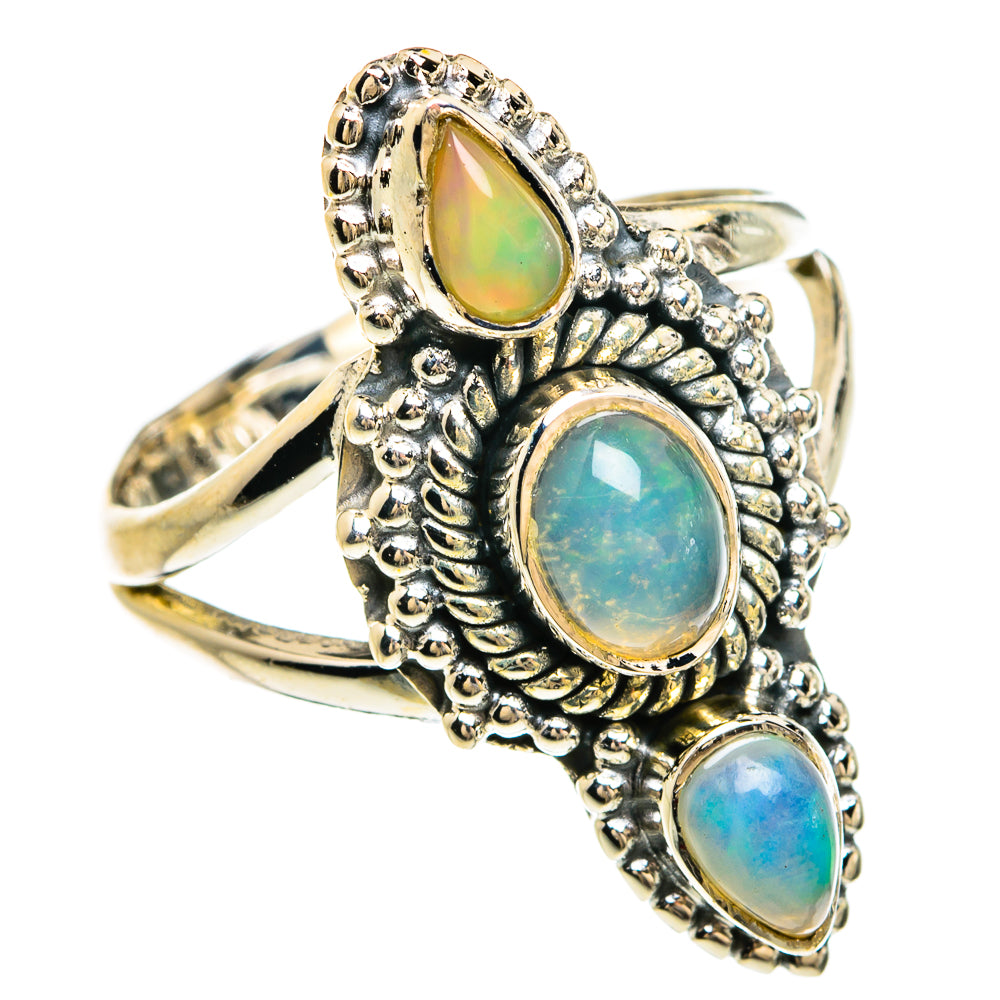 Ethiopian Opal Rings handcrafted by Anasilvercos - RING80385