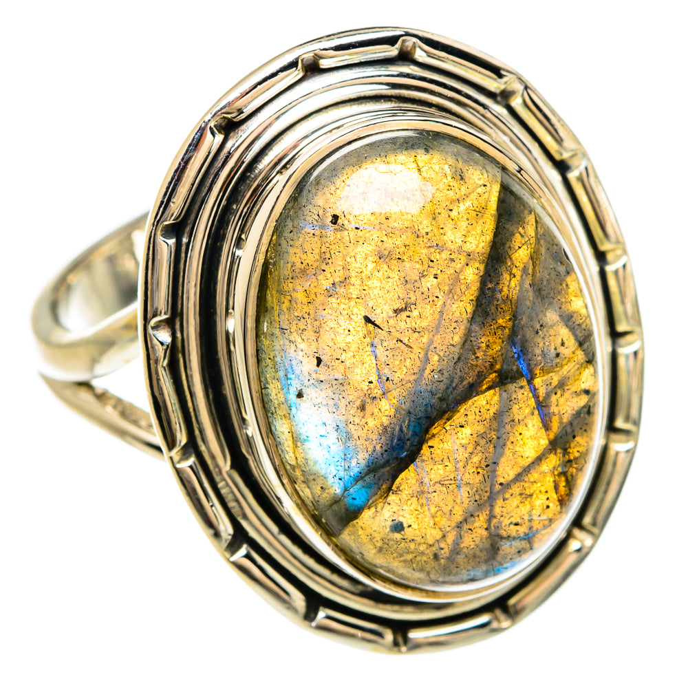 Labradorite Rings handcrafted by Anasilvercos - RING80390
