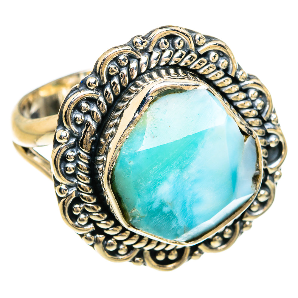 Larimar Rings handcrafted by Anasilvercos - RING80391