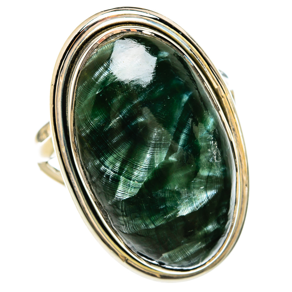Seraphinite Rings handcrafted by Anasilvercos - RING80393