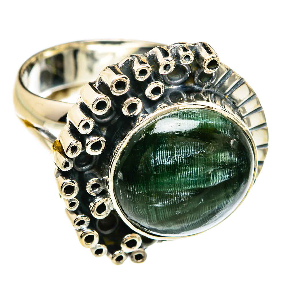 Seraphinite Rings handcrafted by Anasilvercos - RING80395