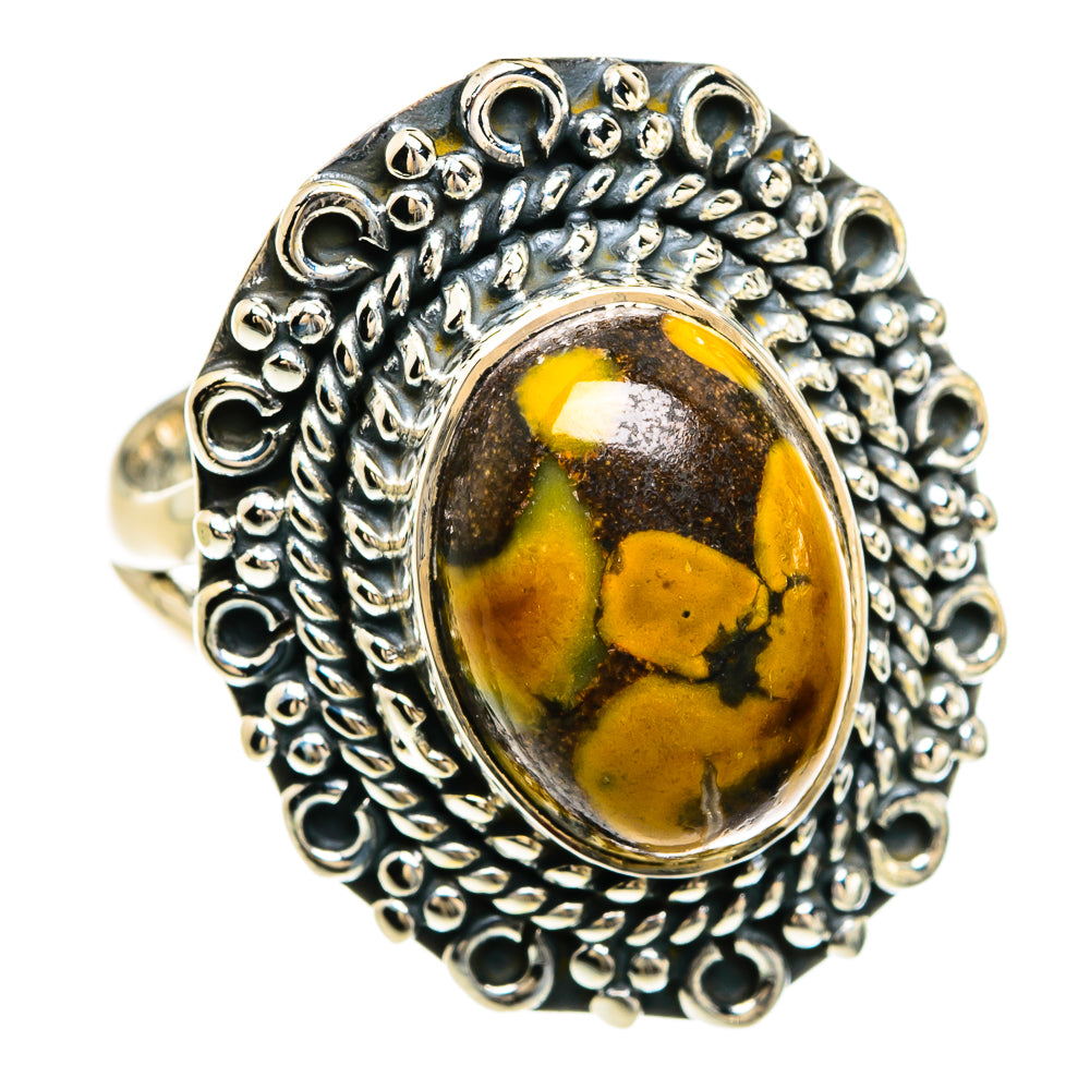 Bamboo Jasper Rings handcrafted by Anasilvercos - RING80397 - Photo 2
