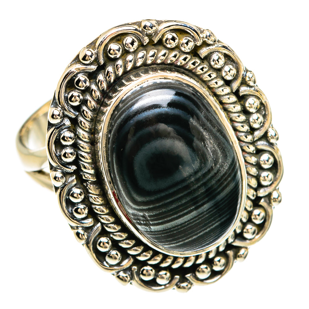 Psilomelane Rings handcrafted by Anasilvercos - RING80406 - Photo 2