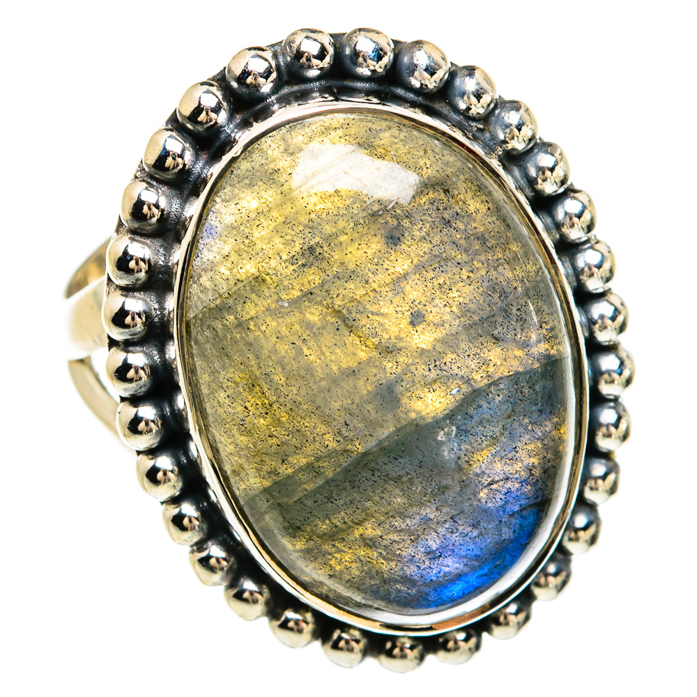 Labradorite Rings handcrafted by Anasilvercos - RING80414