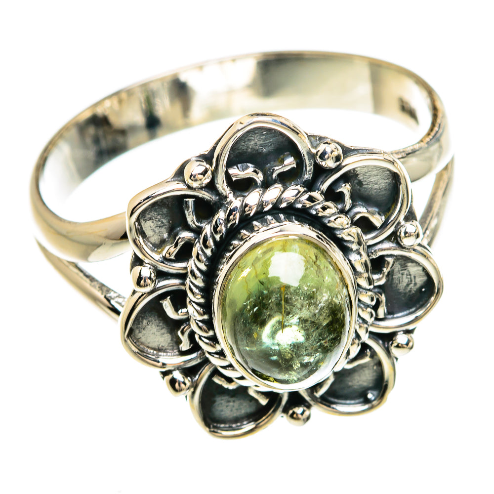 Peridot Rings handcrafted by Anasilvercos - RING80418