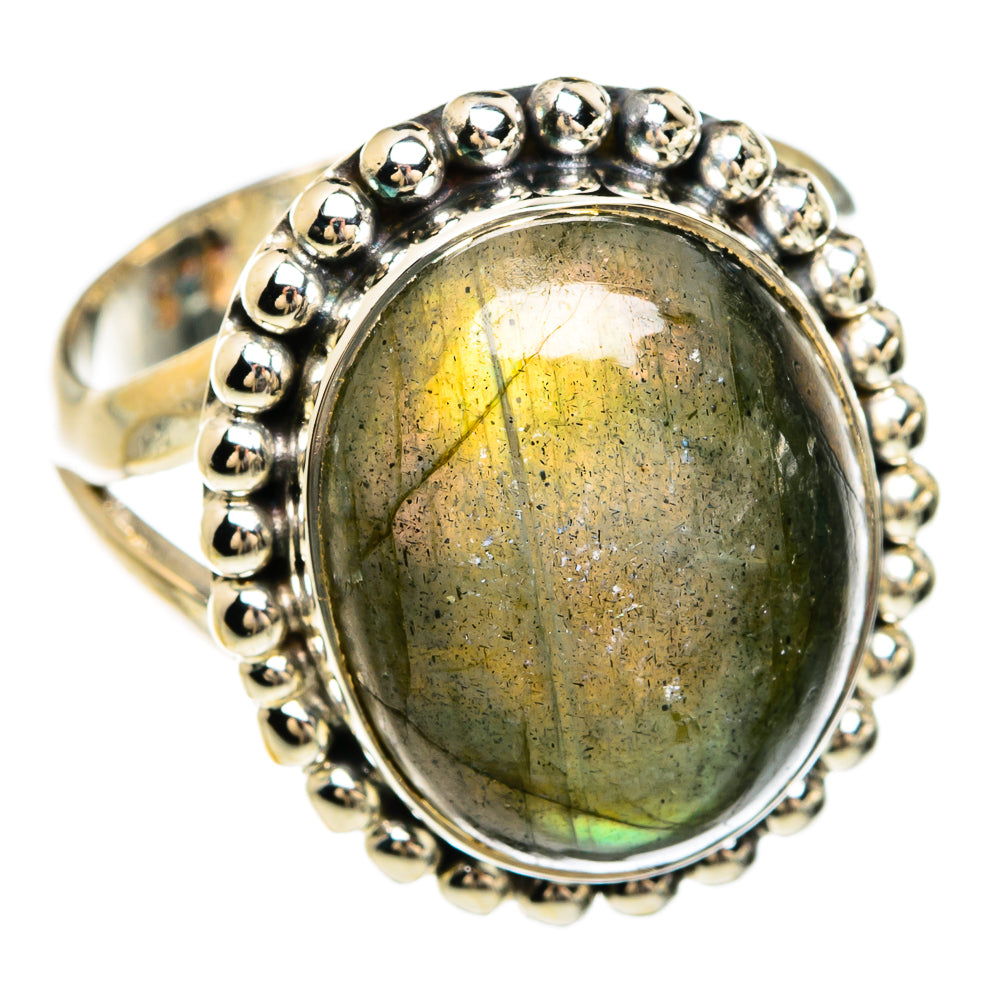 Labradorite Rings handcrafted by Anasilvercos - RING80422