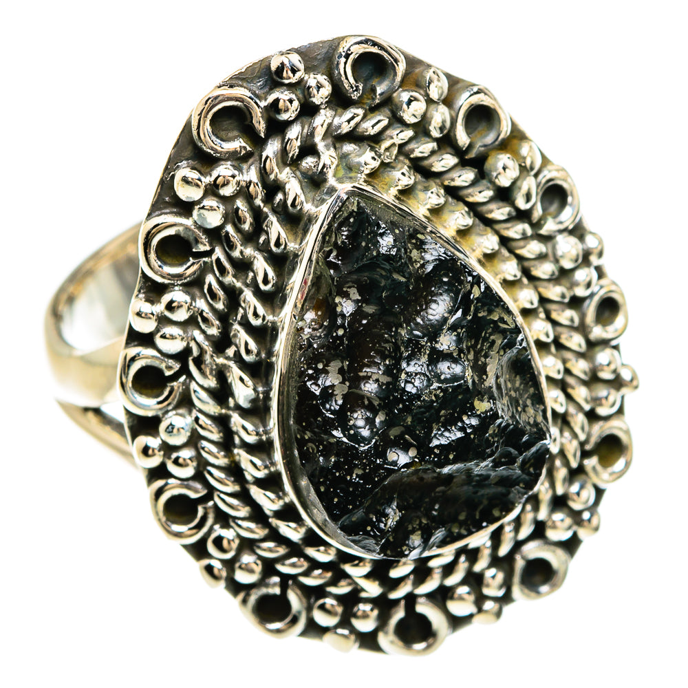 Tektite Rings handcrafted by Anasilvercos - RING80430 - Photo 2