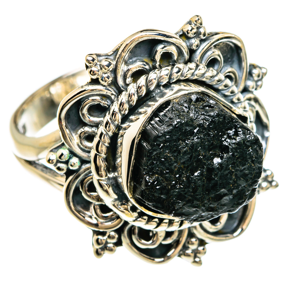 Black Tourmaline Rings handcrafted by Anasilvercos - RING80431