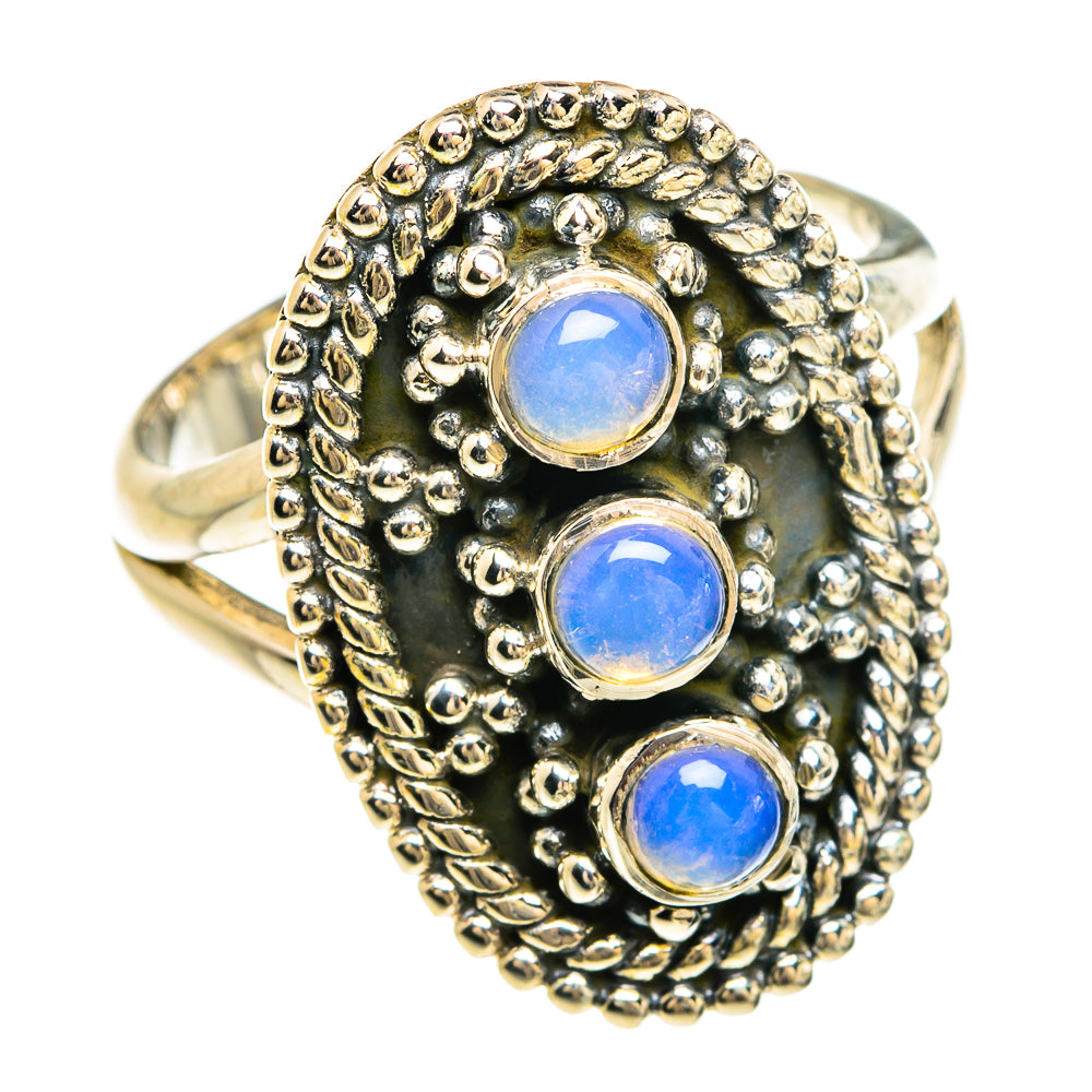 Ethiopian Opal Rings handcrafted by Anasilvercos - RING80435
