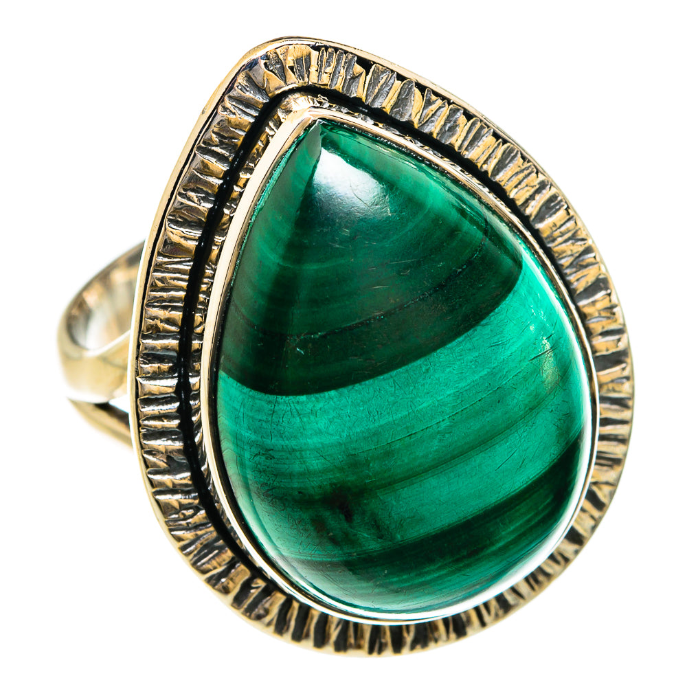 Malachite Rings handcrafted by Anasilvercos - RING80445
