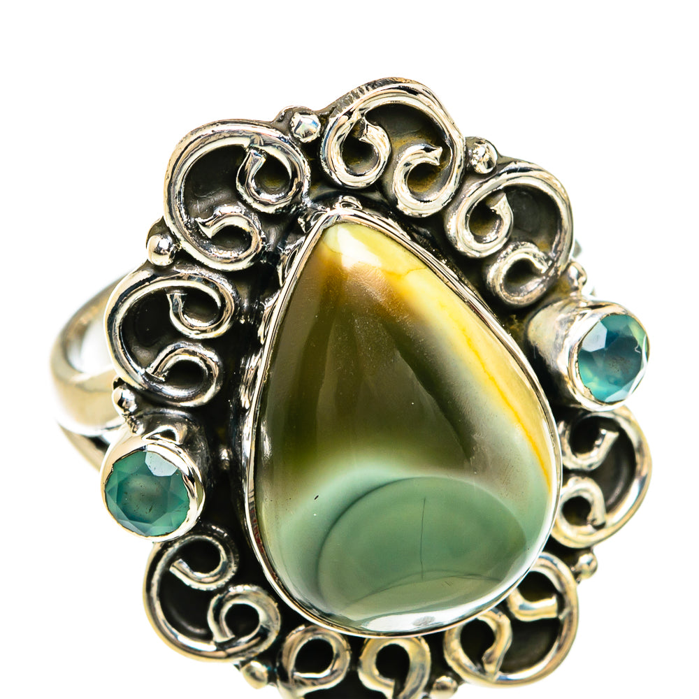 Willow Creek Jasper Rings handcrafted by Anasilvercos - RING80457