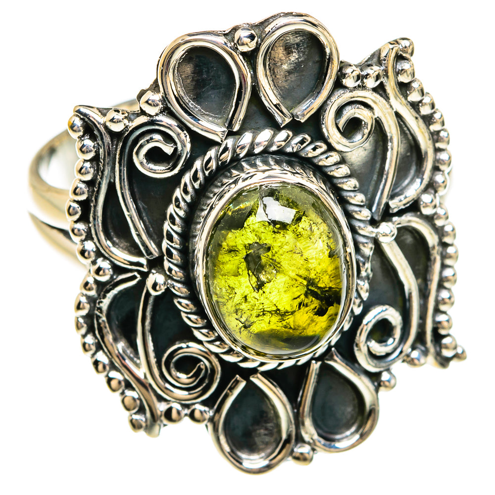 Peridot Rings handcrafted by Anasilvercos - RING80491