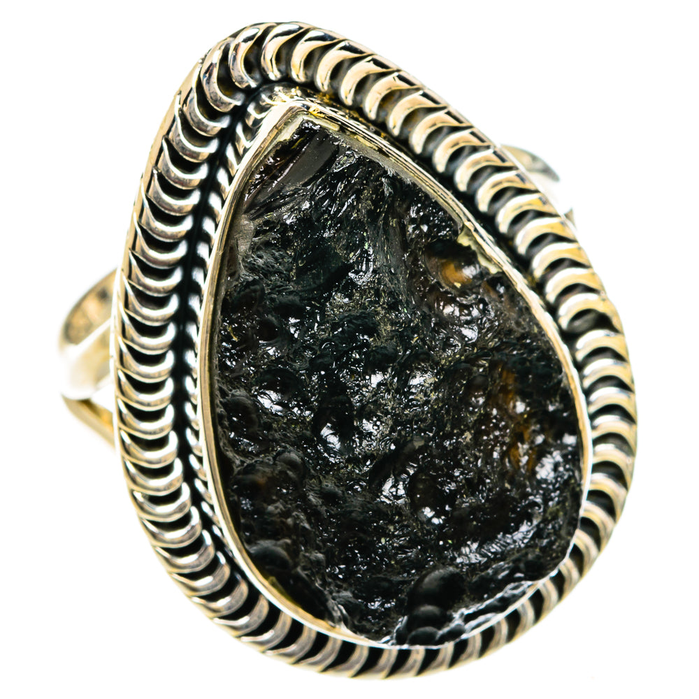 Tektite Rings handcrafted by Anasilvercos - RING80500 - Photo 2