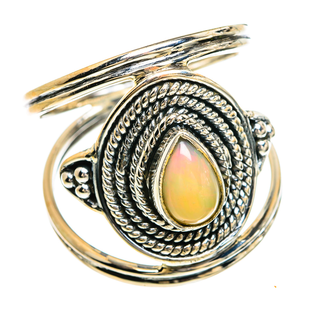 Ethiopian Opal Rings handcrafted by Anasilvercos - RING80505