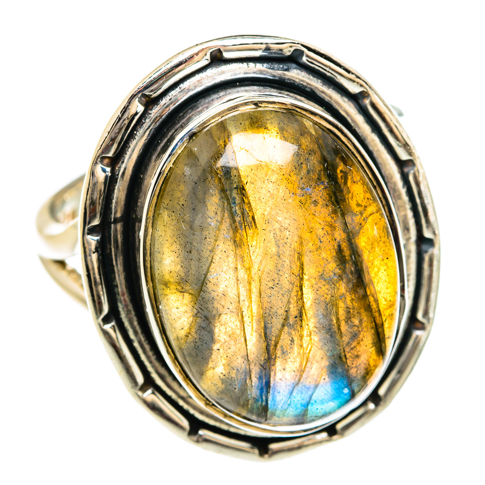 Labradorite Rings handcrafted by Anasilvercos - RING80507