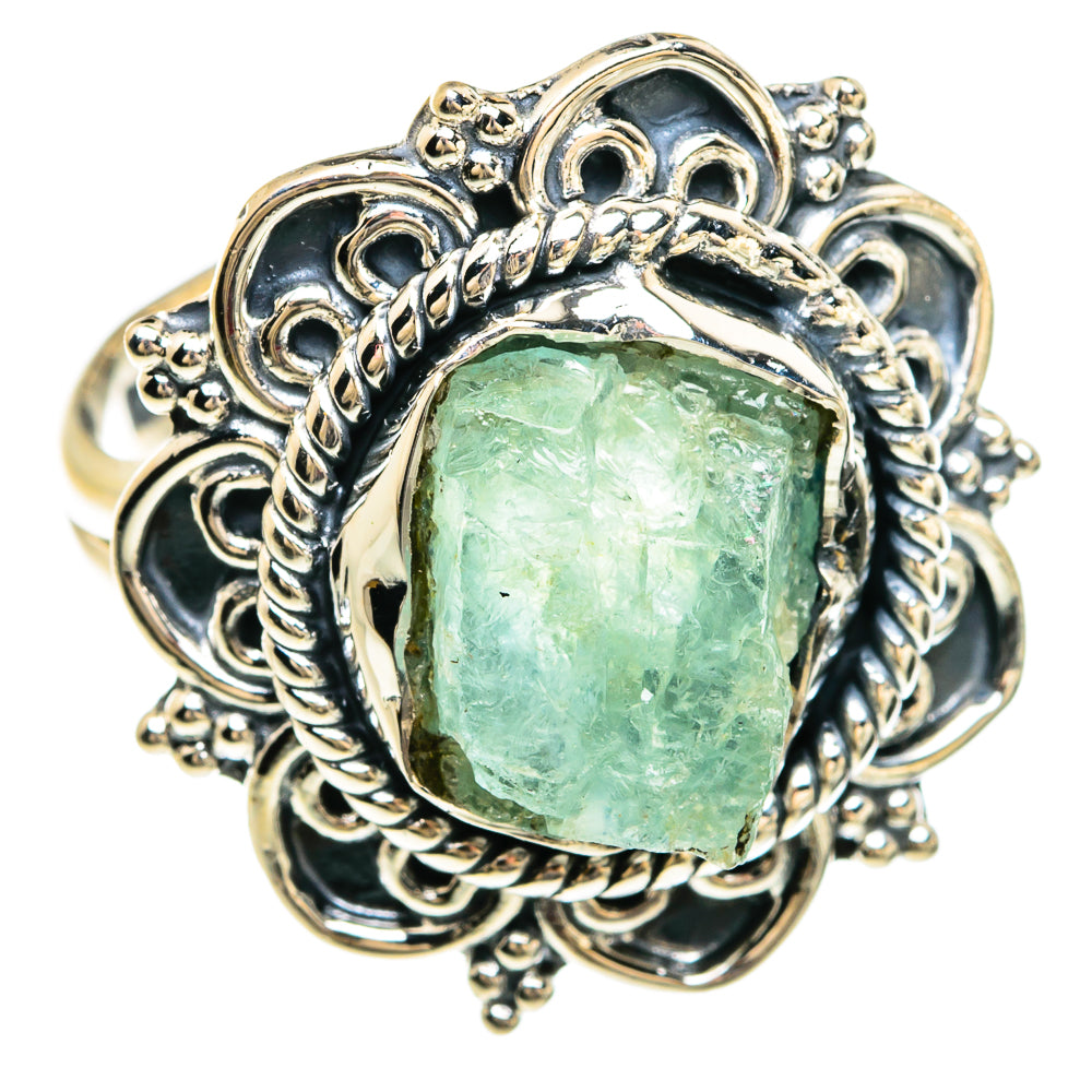 Aquamarine Rings handcrafted by Anasilvercos - RING80508