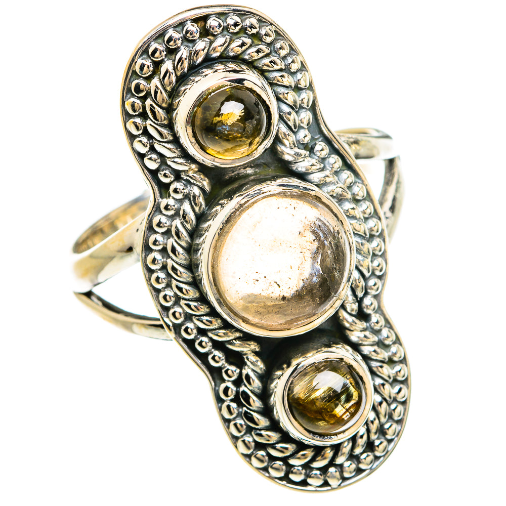 Smoky Quartz Rings handcrafted by Anasilvercos - RING80513