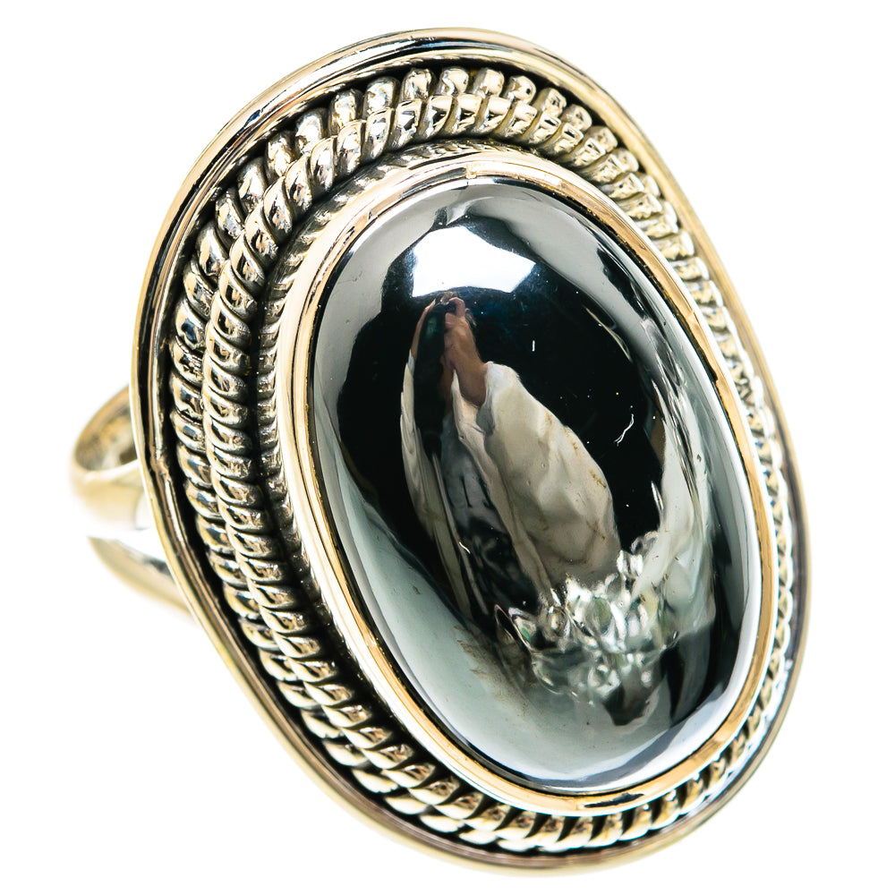 Hematite Rings handcrafted by Anasilvercos - RING80526
