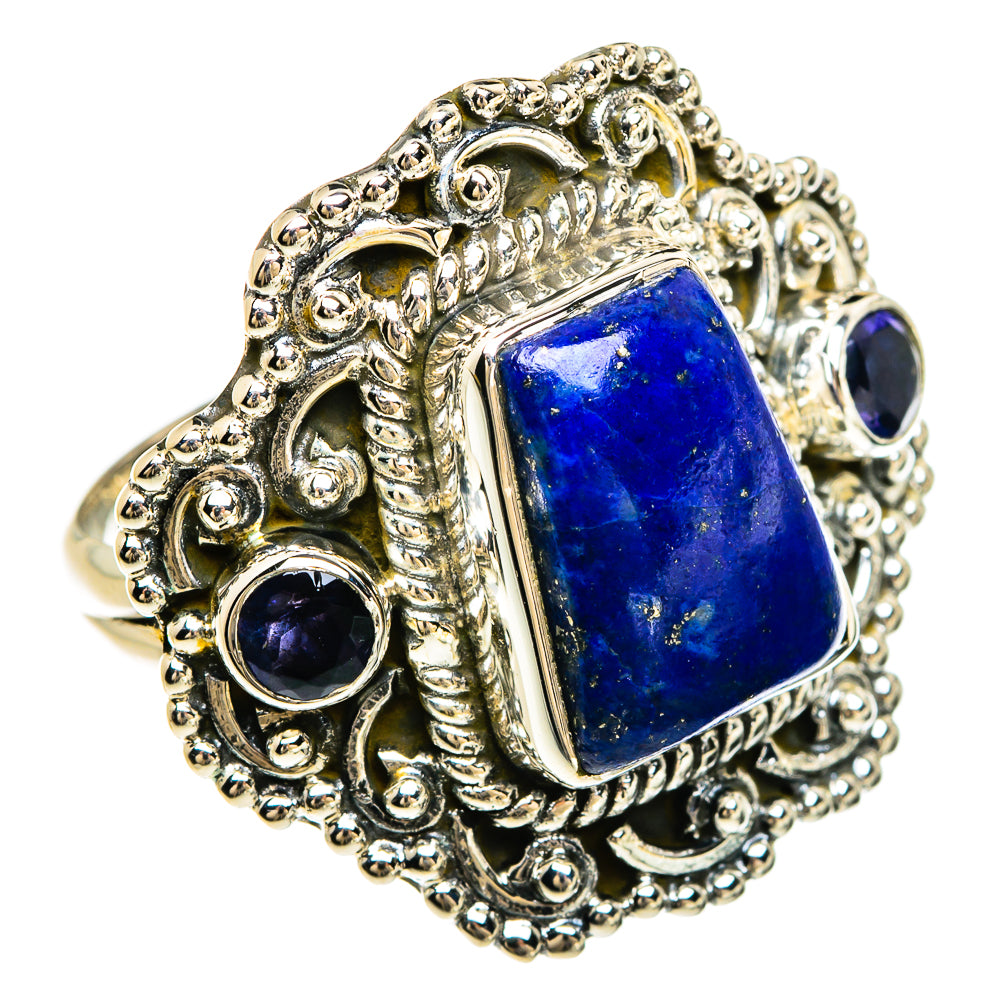Lapis Lazuli Rings handcrafted by Anasilvercos - RING80529
