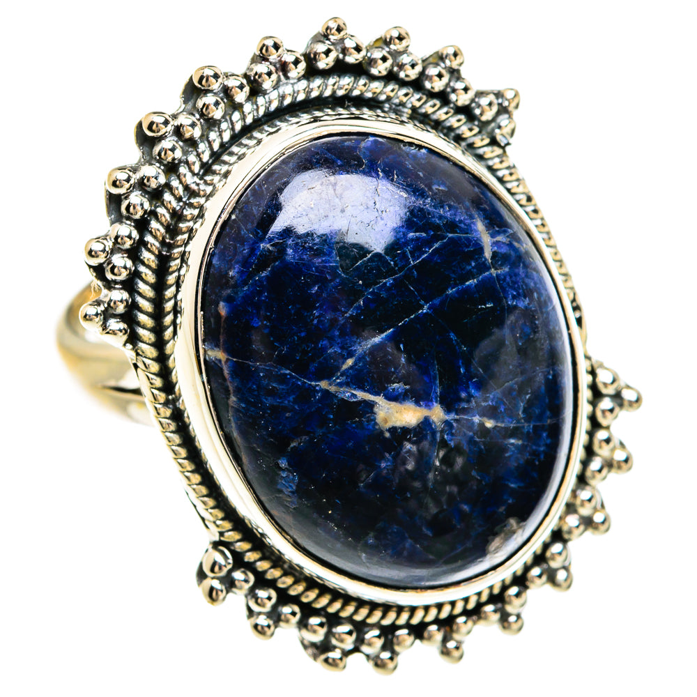 Sodalite Rings handcrafted by Anasilvercos - RING80530