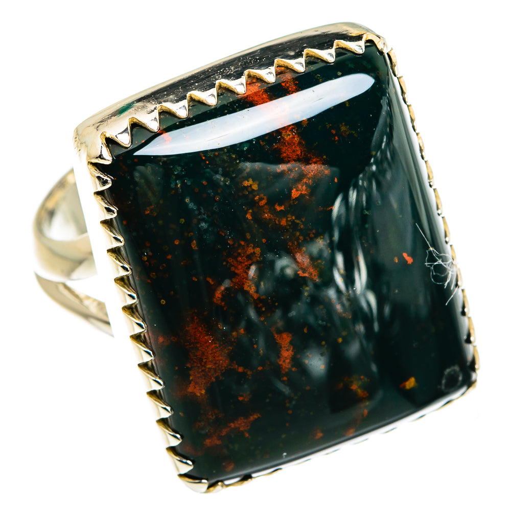 Bloodstone Rings handcrafted by Anasilvercos - RING80537