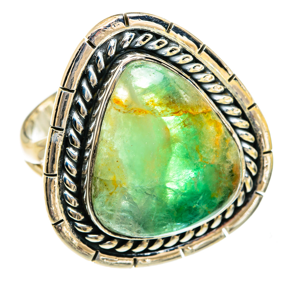 Prehnite Rings handcrafted by Anasilvercos - RING80540