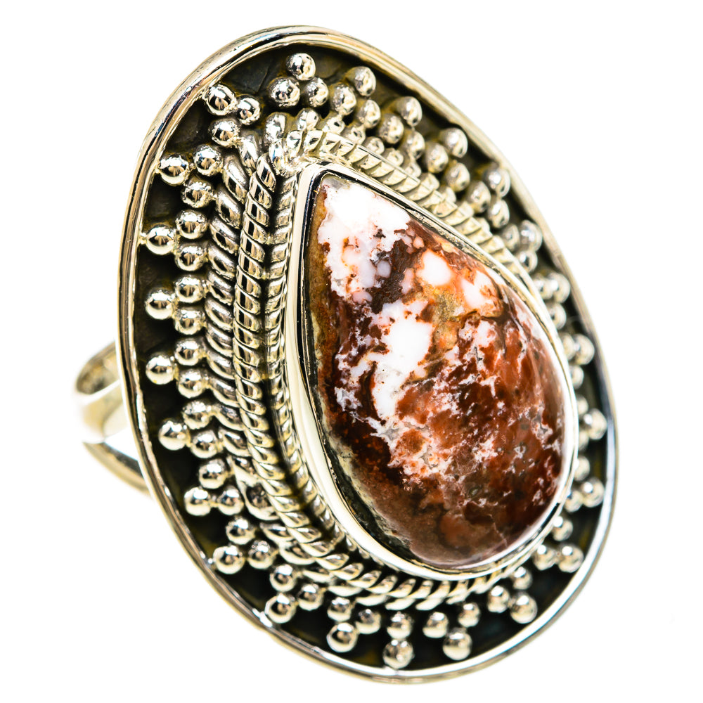 Mahogany Obsidian Rings handcrafted by Anasilvercos - RING80543