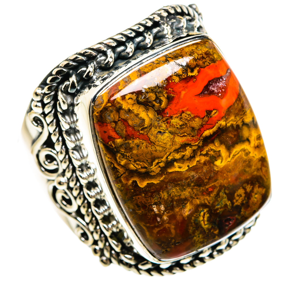 Moroccan Agate Rings handcrafted by Anasilvercos - RING80545