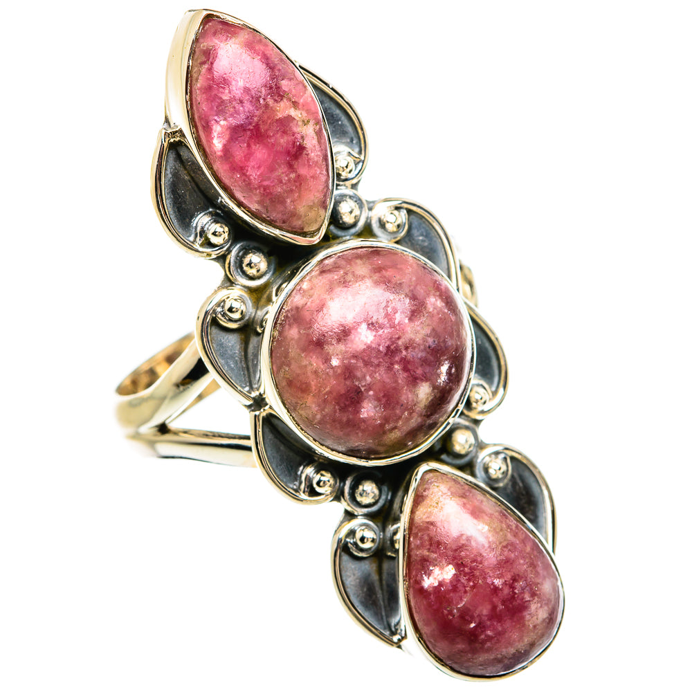 Lepidolite Rings handcrafted by Anasilvercos - RING80548