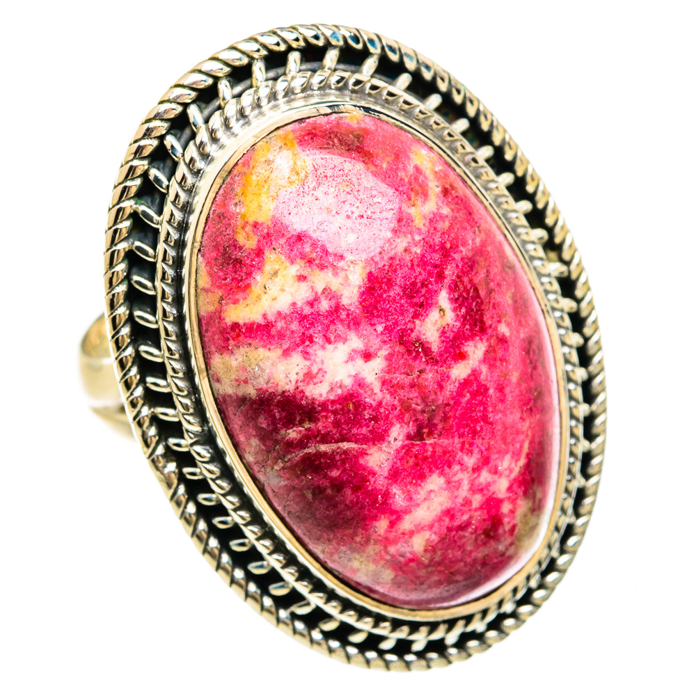 Thulite Rings handcrafted by Anasilvercos - RING80549