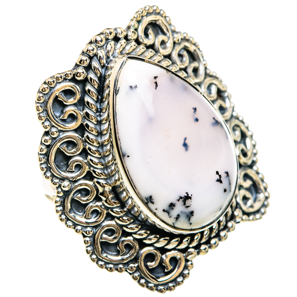 Dendritic Opal Rings handcrafted by Anasilvercos - RING80558