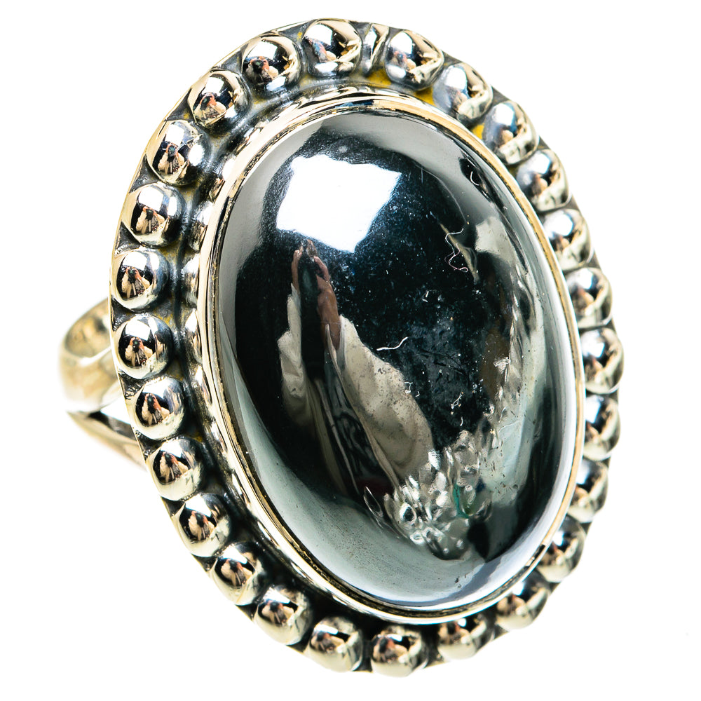 Hematite Rings handcrafted by Anasilvercos - RING80562