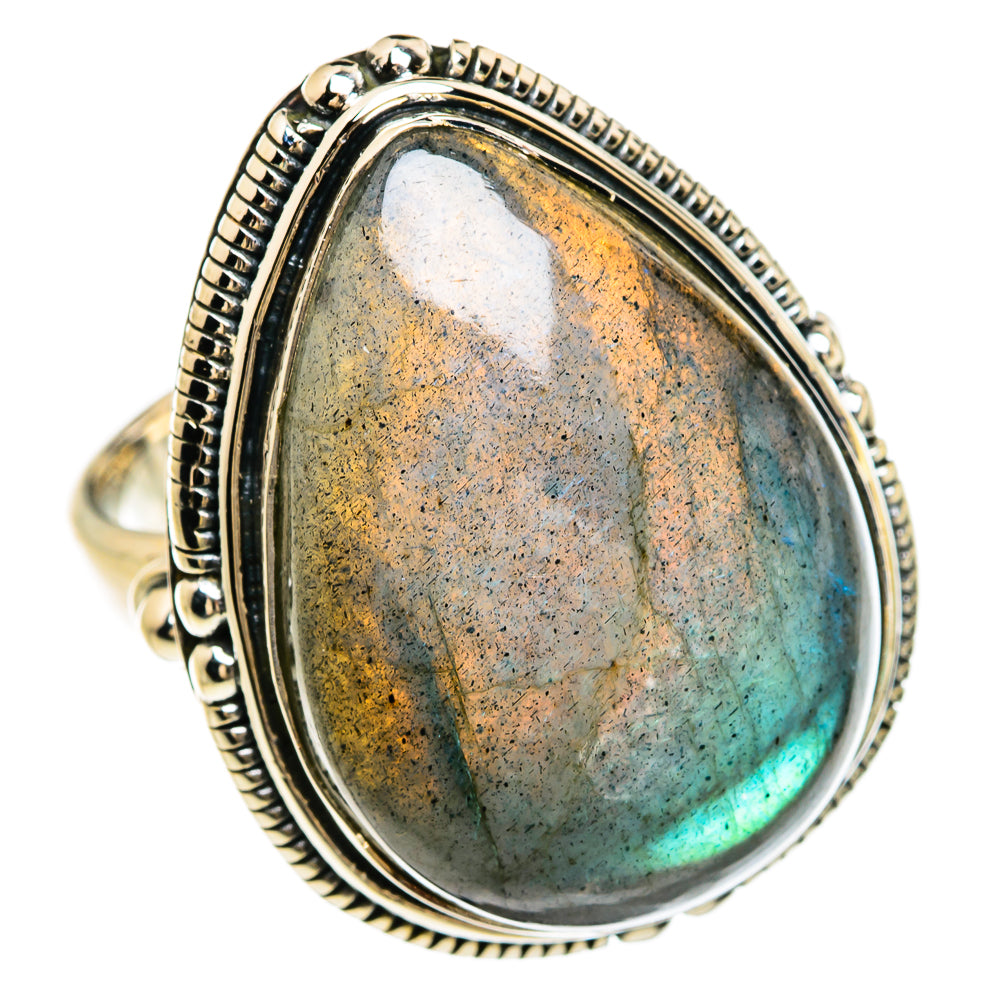 Labradorite Rings handcrafted by Anasilvercos - RING80566