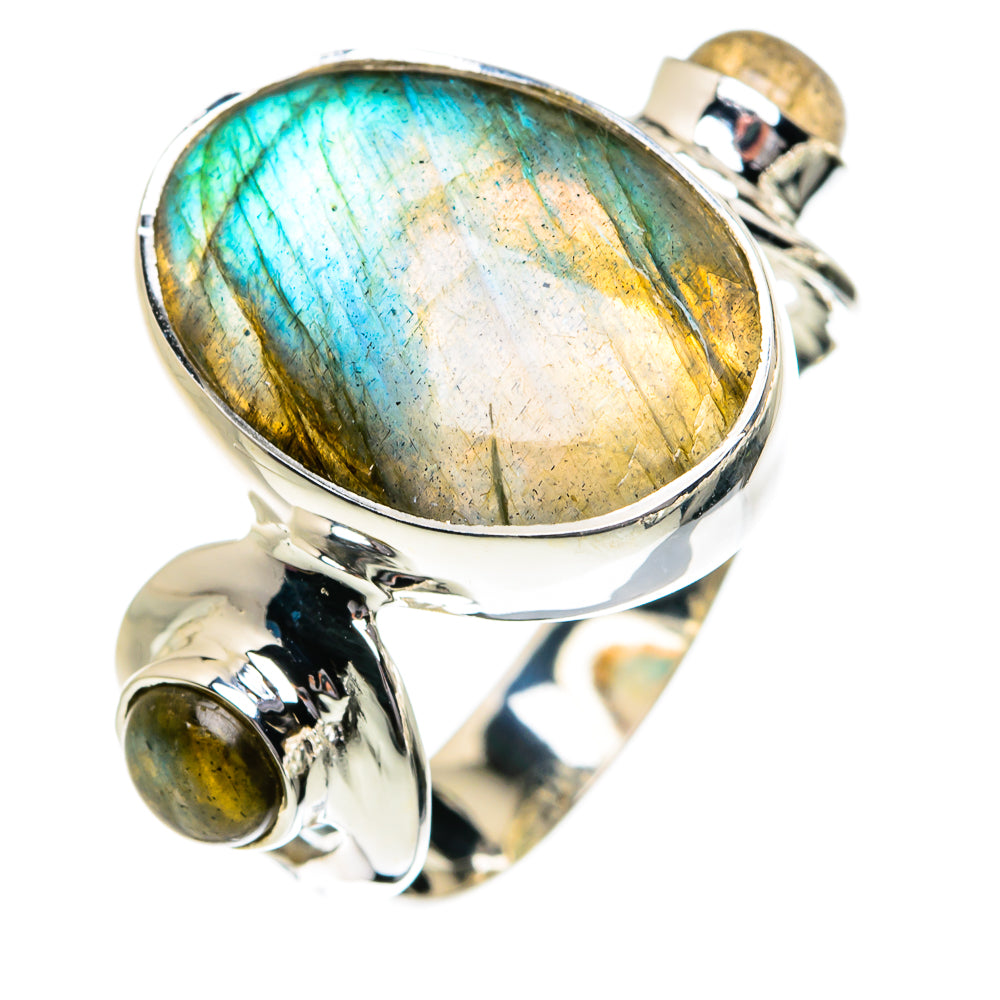 Labradorite Rings handcrafted by Anasilvercos - RING80572
