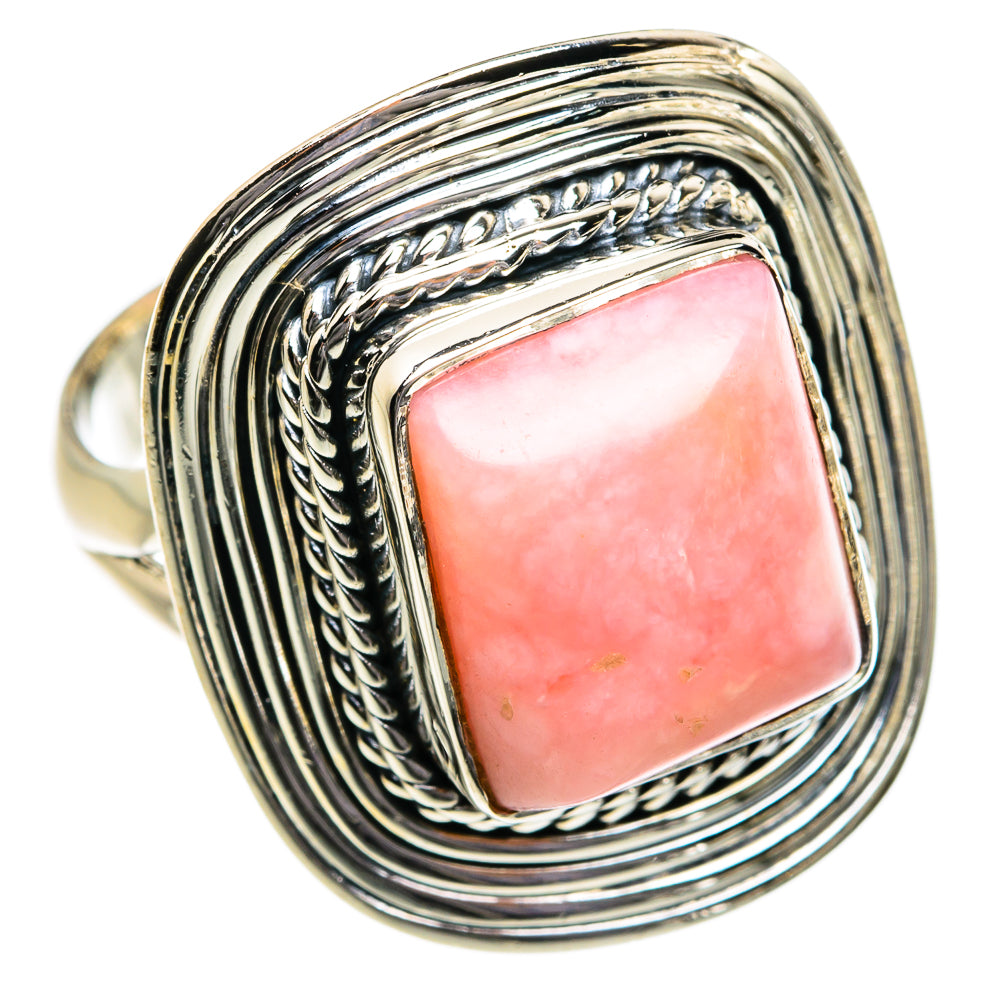 Pink Opal Rings handcrafted by Anasilvercos - RING80586