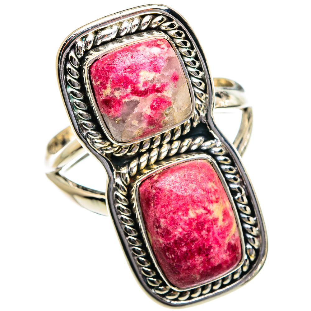 Thulite Rings handcrafted by Anasilvercos - RING80587