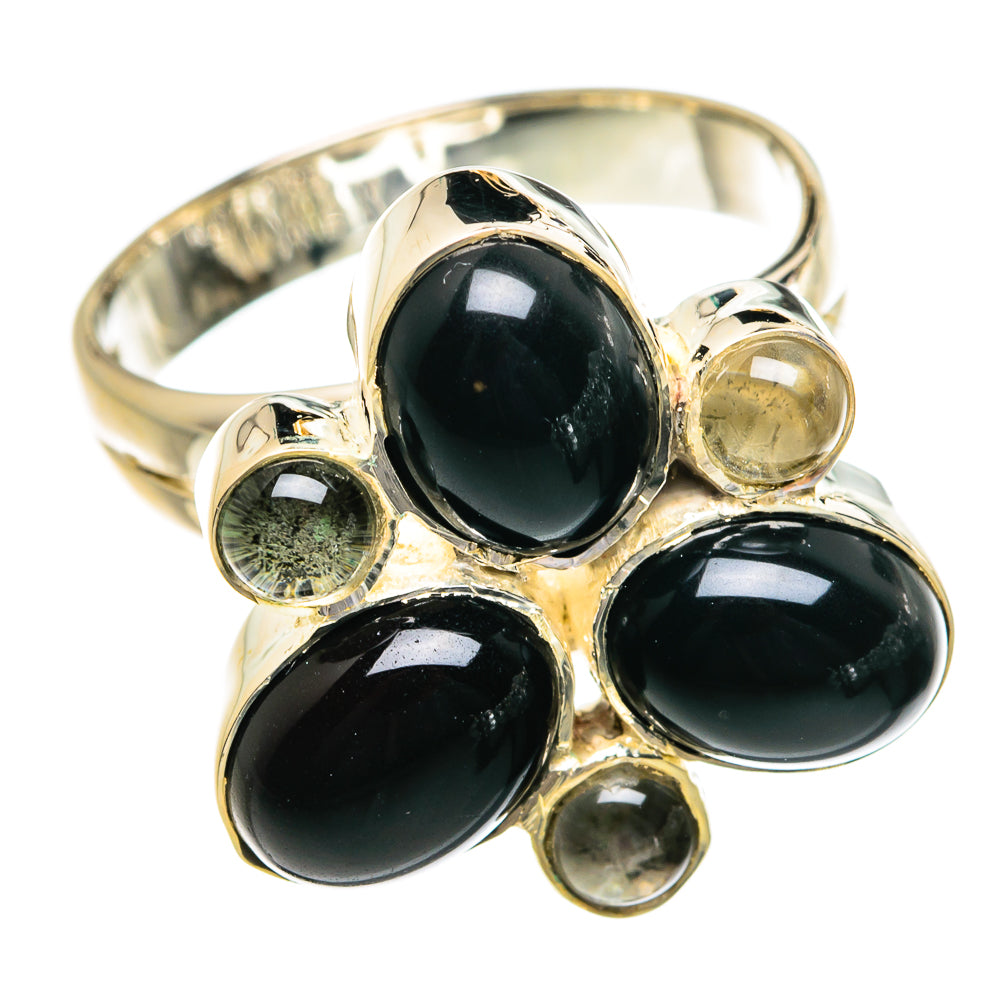 Black Onyx Rings handcrafted by Anasilvercos - RING80595