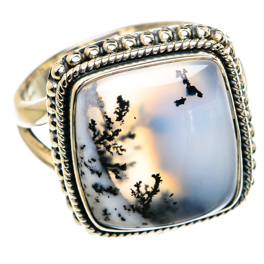 Dendritic Opal Rings handcrafted by Anasilvercos - RING80596
