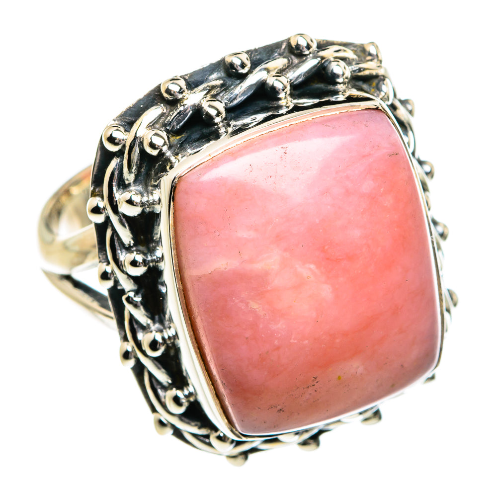Pink Opal Rings handcrafted by Anasilvercos - RING80623