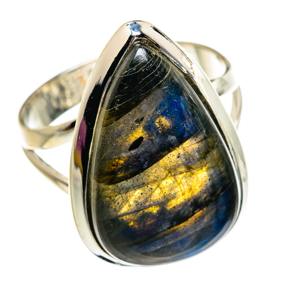 Labradorite Rings handcrafted by Anasilvercos - RING80639
