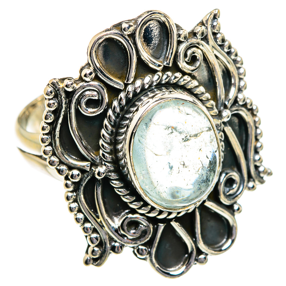 Aquamarine Rings handcrafted by Anasilvercos - RING80643