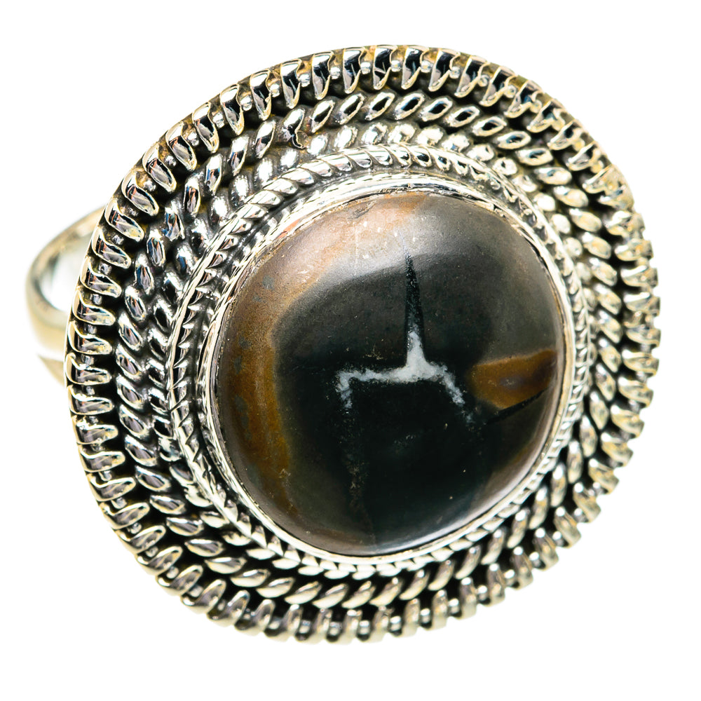 Septarian Geode Rings handcrafted by Anasilvercos - RING80648 - Photo 2